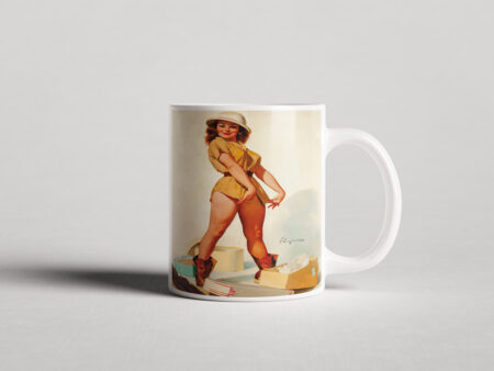 ΕΚΤΥΠΩΜΕΝΗ ΚΟΥΠΑ VINTAGE PIN-UP GIRL 00035