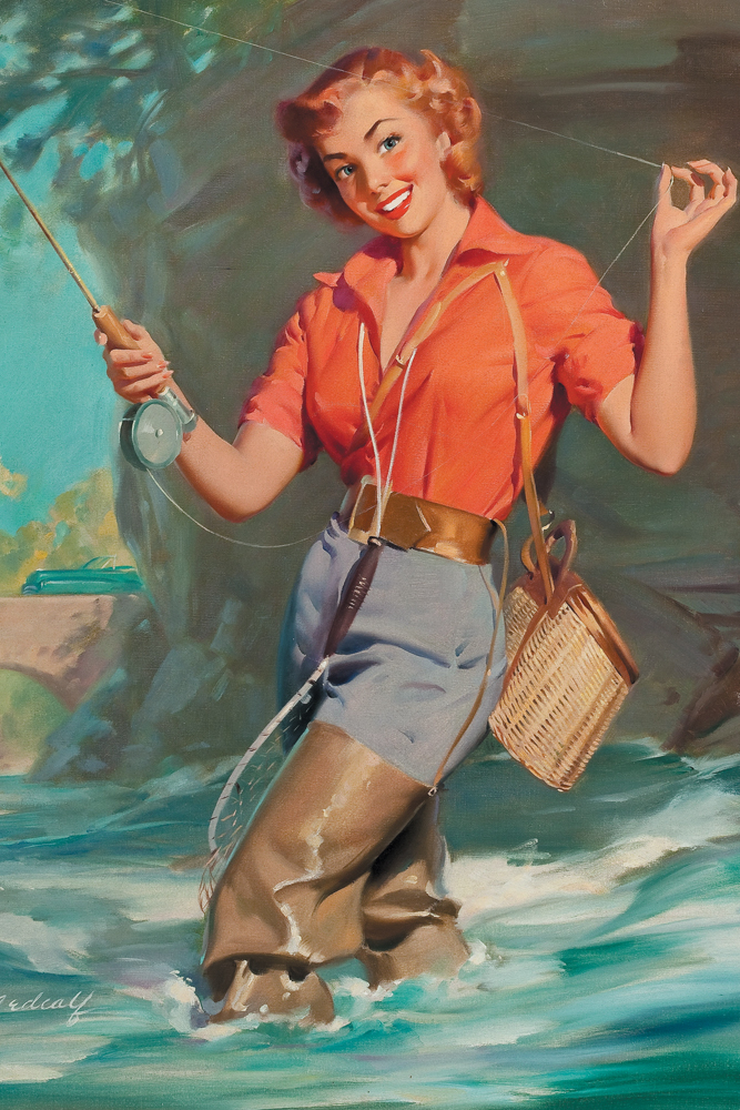 ΕΚΤΥΠΩΜΕΝΗ ΚΟΥΠΑ FISHING PIN-UP GIRL 00036 - Image 2