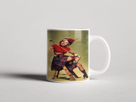 ΕΚΤΥΠΩΜΕΝΗ ΚΟΥΠΑ VINTAGE GOLG PIN-UP GIRL 00037