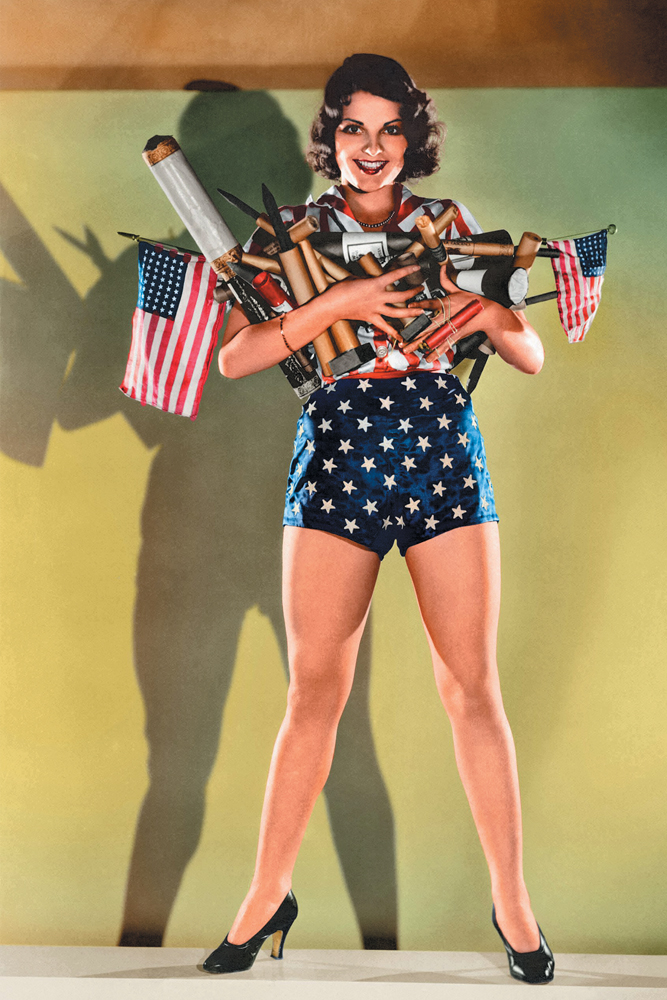 ΕΚΤΥΠΩΜΕΝΗ ΚΟΥΠΑ VINTAGE FIREWORKS GIRL 00041 - Image 2