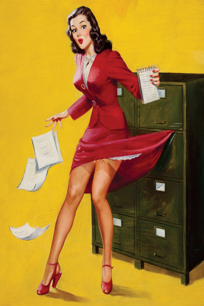 ΕΚΤΥΠΩΜΕΝΗ ΚΟΥΠΑ OFFICE SECRETARY PIN-UP 00043 - Image 2