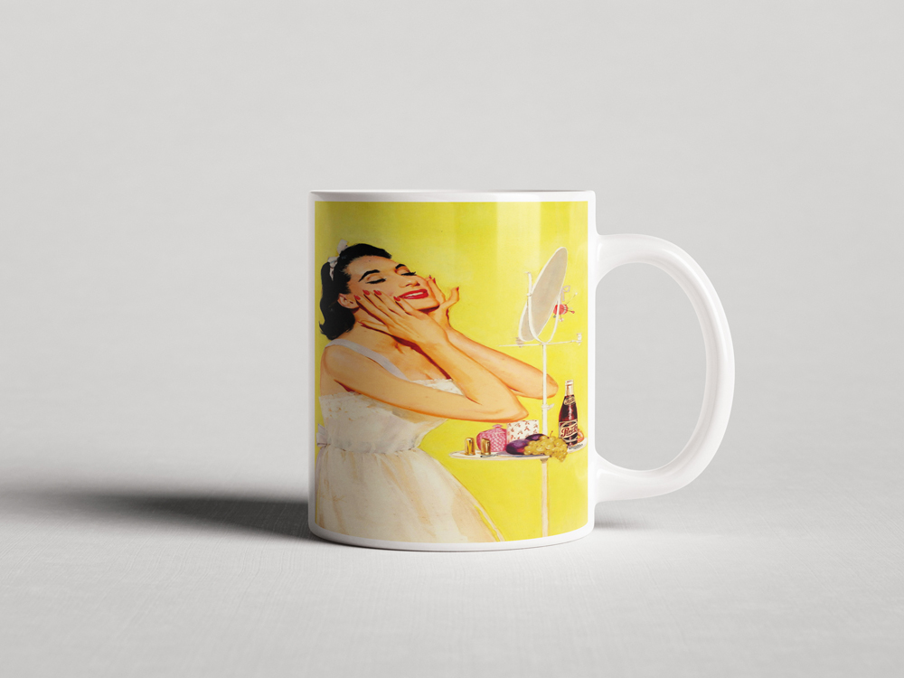ΕΚΤΥΠΩΜΕΝΗ ΚΟΥΠΑ VINTAGE PIN-UP GIRL 00044