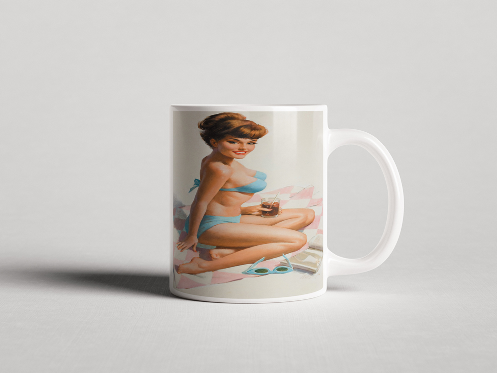 ΕΚΤΥΠΩΜΕΝΗ ΚΟΥΠΑ VINTAGE BEACH BIKINI 00051