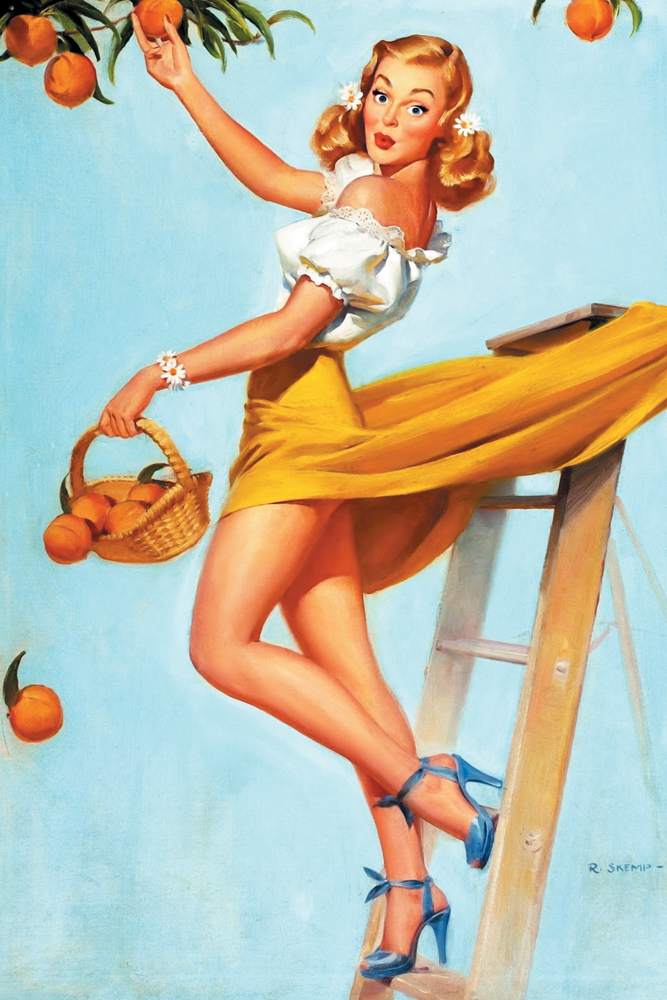 ΕΚΤΥΠΩΜΕΝΗ ΚΟΥΠΑ PEACH ORCHARD PIN-UP 00118 - Image 2