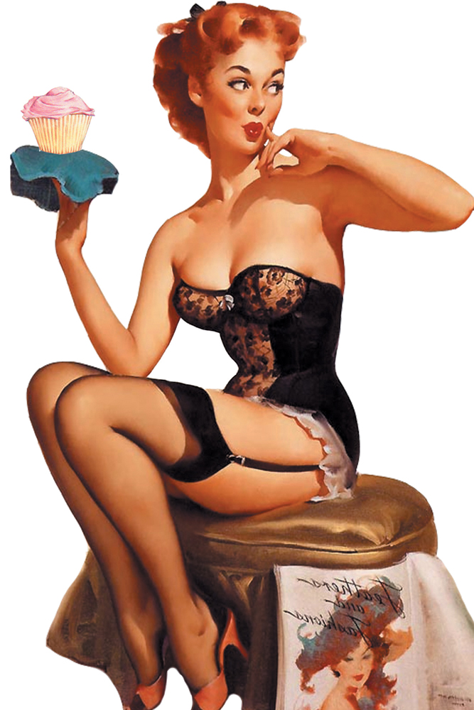 ΕΚΤΥΠΩΜΕΝΗ ΚΟΥΠΑ CUPCAKE PIN-UP 00121 - Image 2