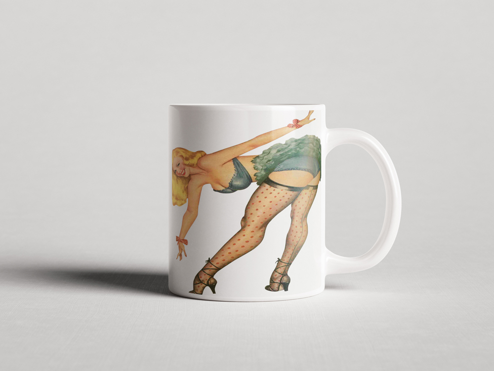 ΕΚΤΥΠΩΜΕΝΗ ΚΟΥΠΑ POLKA DOT PIN-UP 00122