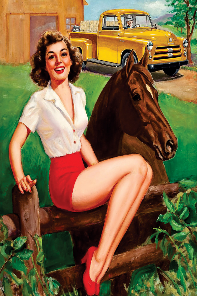 ΕΚΤΥΠΩΜΕΝΗ ΚΟΥΠΑ FARM GIRL PIN-UP 00125 - Image 2