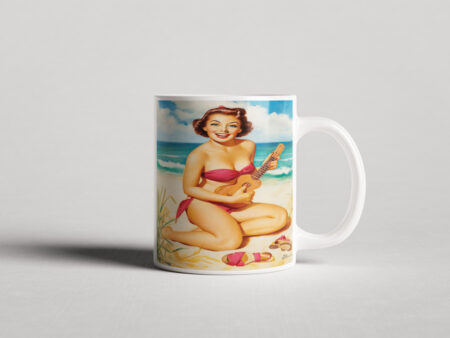 ΕΚΤΥΠΩΜΕΝΗ ΚΟΥΠΑ TROPICAL BEACH PIN-UP 00127