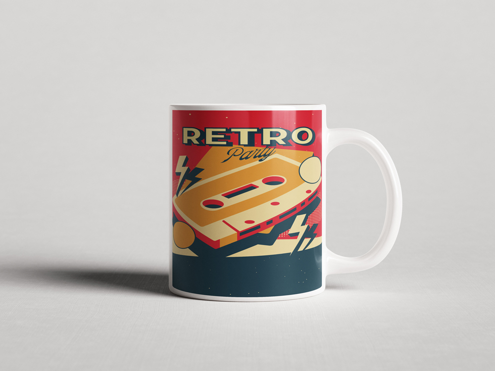 ΕΚΤΥΠΩΜΕΝΗ ΚΟΥΠΑ RETRO CASSETTE 00135