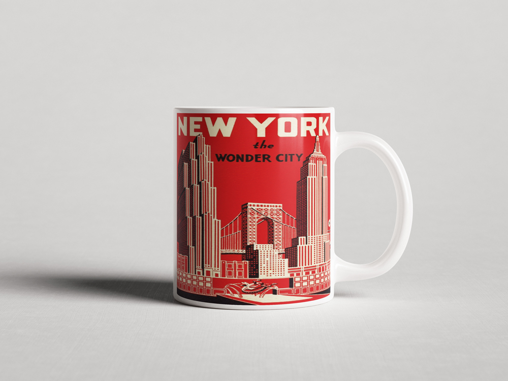 ΕΚΤΥΠΩΜΕΝΗ ΚΟΥΠΑ NEW YORK WONDER CITY 00240