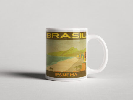ΕΚΤΥΠΩΜΕΝΗ ΚΟΥΠΑ BRAZIL IPANEMA BEACH 00355