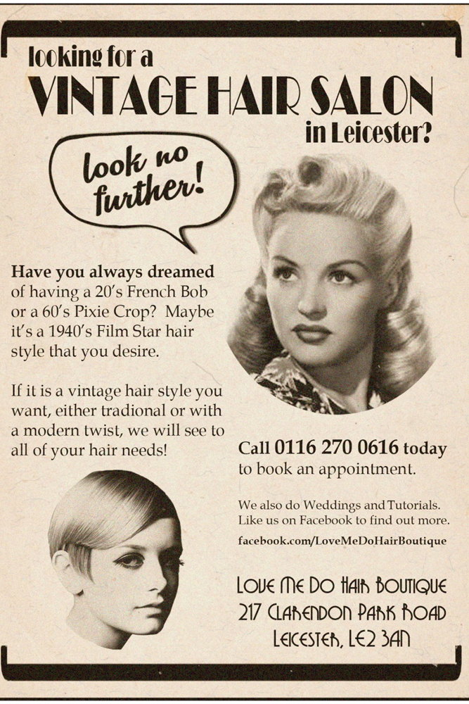 ΕΚΤΥΠΩΜΕΝΗ ΚΟΥΠΑ VINTAGE HAIR SALON 00358 - Image 2