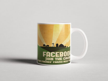 ΕΚΤΥΠΩΜΕΝΗ ΚΟΥΠΑ RETRO FACEBOOK FARMVILLE 00359