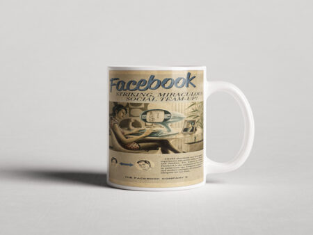 ΕΚΤΥΠΩΜΕΝΗ ΚΟΥΠΑ RETRO SOCIAL NETWORK 00365