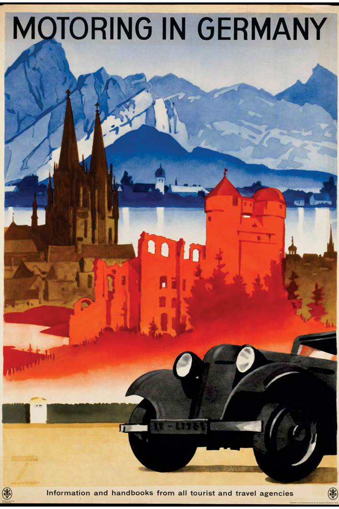 ΕΚΤΥΠΩΜΕΝΗ ΚΟΥΠΑ MOTORING IN GERMANY 00367 - Image 2