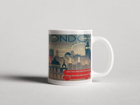 ΕΚΤΥΠΩΜΕΝΗ ΚΟΥΠΑ LONDON THE BIG SMOKE 00382