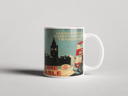 ΕΚΤΥΠΩΜΕΝΗ ΚΟΥΠΑ MANCHESTER TRANSPORT BUS TIMETABLE 1950 00387