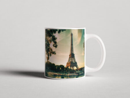 ΕΚΤΥΠΩΜΕΝΗ ΚΟΥΠΑ EIFFEL TOWER-SEINE RIVER 00403