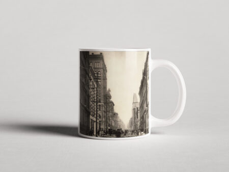 ΕΚΤΥΠΩΜΕΝΗ ΚΟΥΠΑ EARLY 20TH CENTURY AMERICAN CITYSCAPE 00404