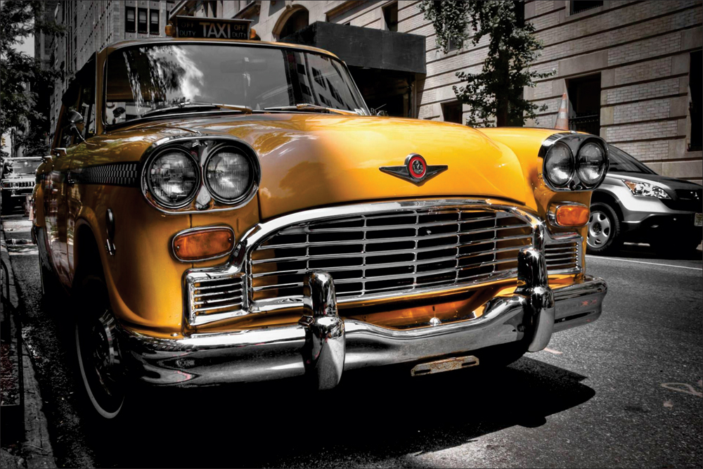 ΕΚΤΥΠΩΜΕΝΗ ΚΟΥΠΑ VINTAGE NYC YELLOW TAXI CAB 00407 - Image 2