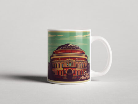 ΕΚΤΥΠΩΜΕΝΗ ΚΟΥΠΑ LONDON ROYAL ALBERT HALL-RETRO ART 00410