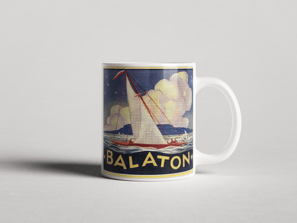 ΕΚΤΥΠΩΜΕΝΗ ΚΟΥΠΑ LAKE BALATON HUNGARY SAILING 00412