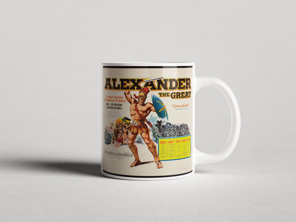 ΕΚΤΥΠΩΜΕΝΗ ΚΟΥΠΑ ALEXANDER THE GREAT 1956 MOVIE POSTER 00414