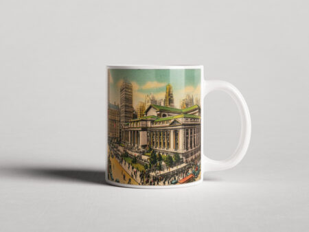 ΕΚΤΥΠΩΜΕΝΗ ΚΟΥΠΑ NEW YORK-PUBLIC LIBRARY FIFTH AVENUE, 1930'S 00426