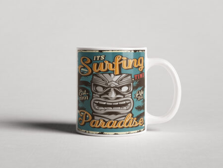 ΕΚΤΥΠΩΜΕΝΗ ΚΟΥΠΑ SURFING PARADISE TIKI 00136