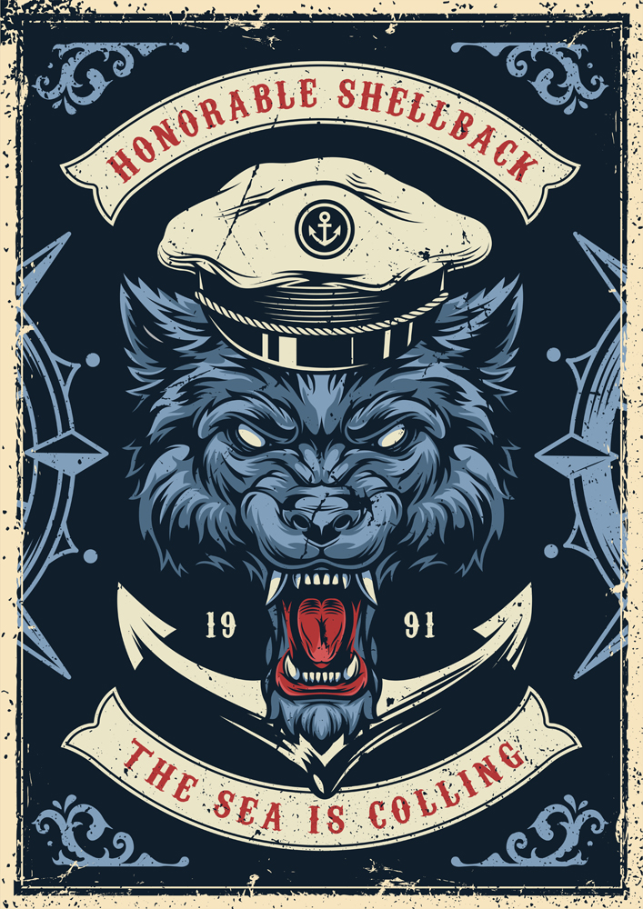 ΕΚΤΥΠΩΜΕΝΗ ΚΟΥΠΑ SEA WOLF CAPTAIN 00210 - Image 2