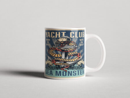 ΕΚΤΥΠΩΜΕΝΗ ΚΟΥΠΑ YACHT CLUB SEA MONSTER 00211