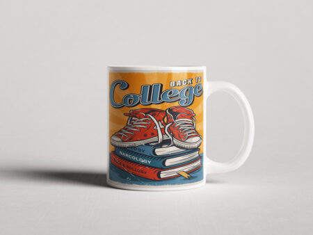 ΕΚΤΥΠΩΜΕΝΗ ΚΟΥΠΑ RETRO COLLEGE BOOKS 00214