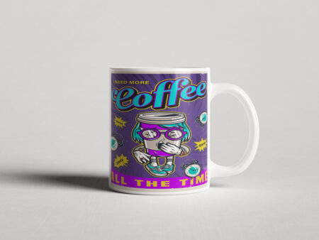 ΕΚΤΥΠΩΜΕΝΗ ΚΟΥΠΑ MORE COFFEE ALL THE TIME 00216