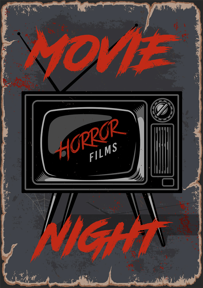 ΕΚΤΥΠΩΜΕΝΗ ΚΟΥΠΑ HORROR MOVIE NIGHT TV 00223 - Image 2