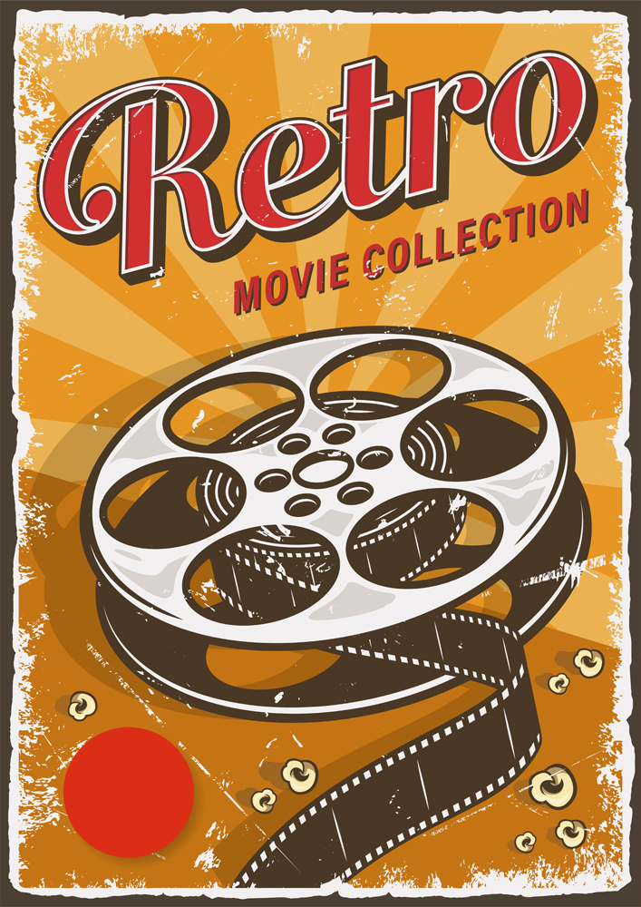 ΕΚΤΥΠΩΜΕΝΗ ΚΟΥΠΑ RETRO MOVIE REEL 00227 - Image 2