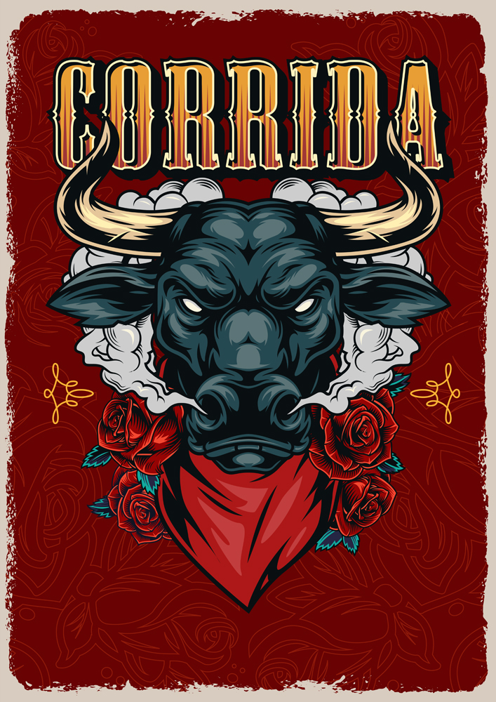 ΕΚΤΥΠΩΜΕΝΗ ΚΟΥΠΑ CORRIDA BULL 00234 - Image 2