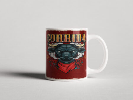 ΕΚΤΥΠΩΜΕΝΗ ΚΟΥΠΑ CORRIDA BULL 00234