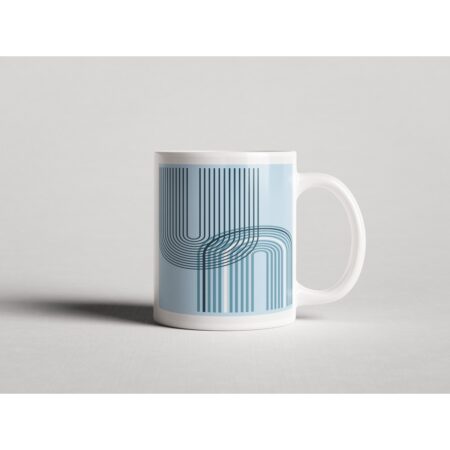 ΕΚΤΥΠΩΜΕΝΗ ΚΟΥΠΑ ABSTRACT BLUE ARCHES 00601