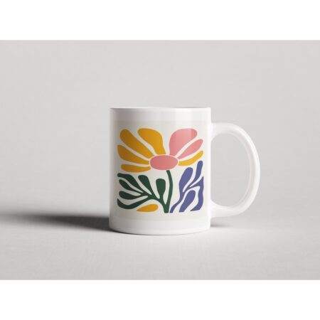 ΕΚΤΥΠΩΜΕΝΗ ΚΟΥΠΑ ABSTRACT FLORAL ART PRINT 00608