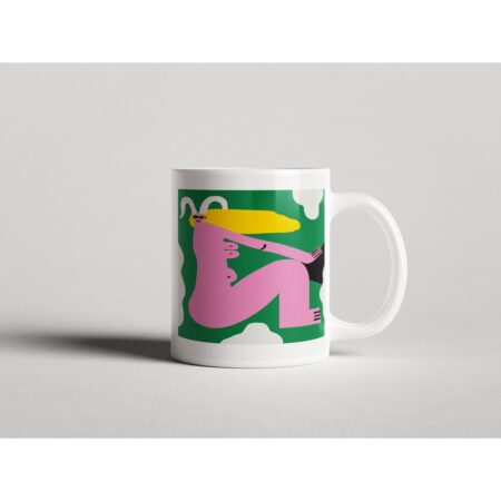 ΕΚΤΥΠΩΜΕΝΗ ΚΟΥΠΑ ABSTRACT PINK WOMAN ART 00610
