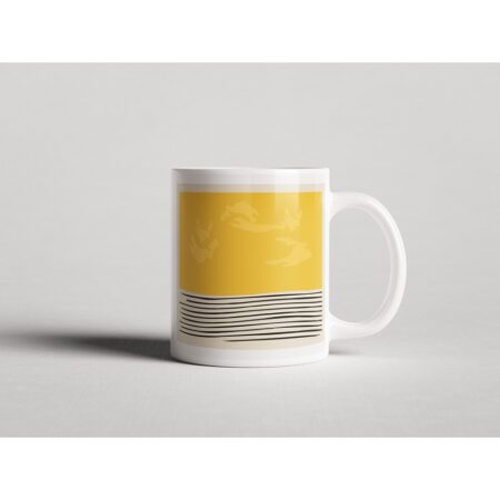 ΕΚΤΥΠΩΜΕΝΗ ΚΟΥΠΑ ABSTRACT YELLOW ART PRINT 00611