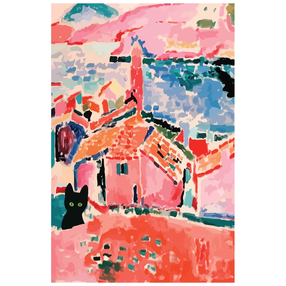 ΕΚΤΥΠΩΜΕΝΗ ΚΟΥΠΑ BLACK CAT COASTAL ART 00621 - Image 2