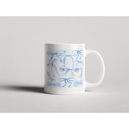 ΕΚΤΥΠΩΜΕΝΗ ΚΟΥΠΑ BLUE WATERCOLOR BOWS 00626
