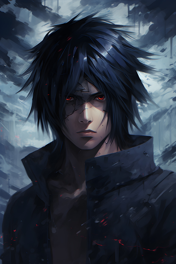 ΕΚΤΥΠΩΜΕΝΗ ΚΟΥΠΑ ANIME SASUKE UCHIHA 00068 - Image 2