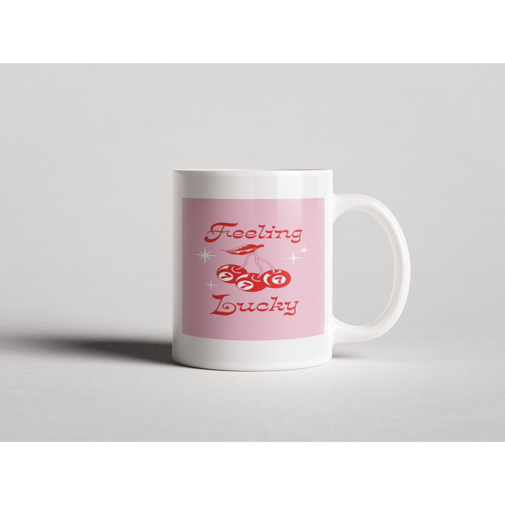 ΕΚΤΥΠΩΜΕΝΗ ΚΟΥΠΑ FEELING LUCKY CHERRY PRINT 00651