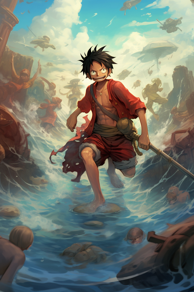 ΕΚΤΥΠΩΜΕΝΗ ΚΟΥΠΑ MONKEY D.LUFFY 00089 - Image 2