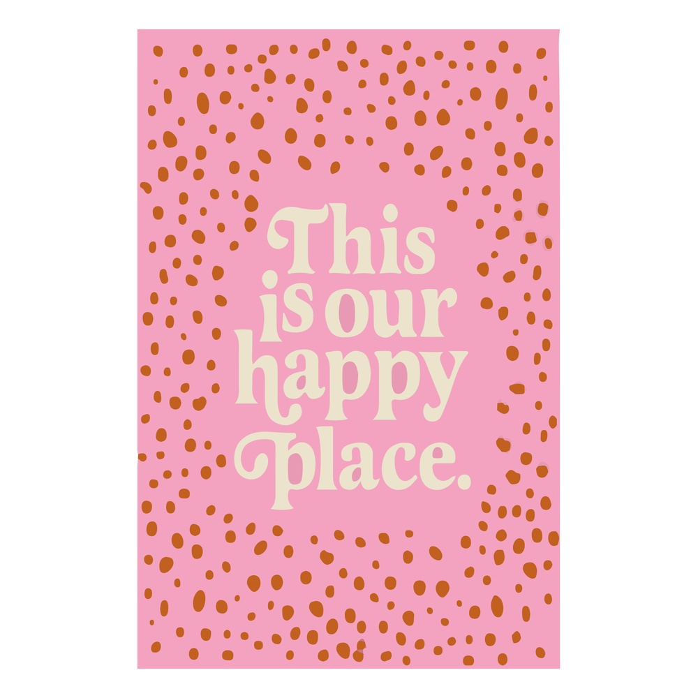 ΕΚΤΥΠΩΜΕΝΗ ΚΟΥΠΑ HAPPY PLACE ART PRINT 00665 - Image 2