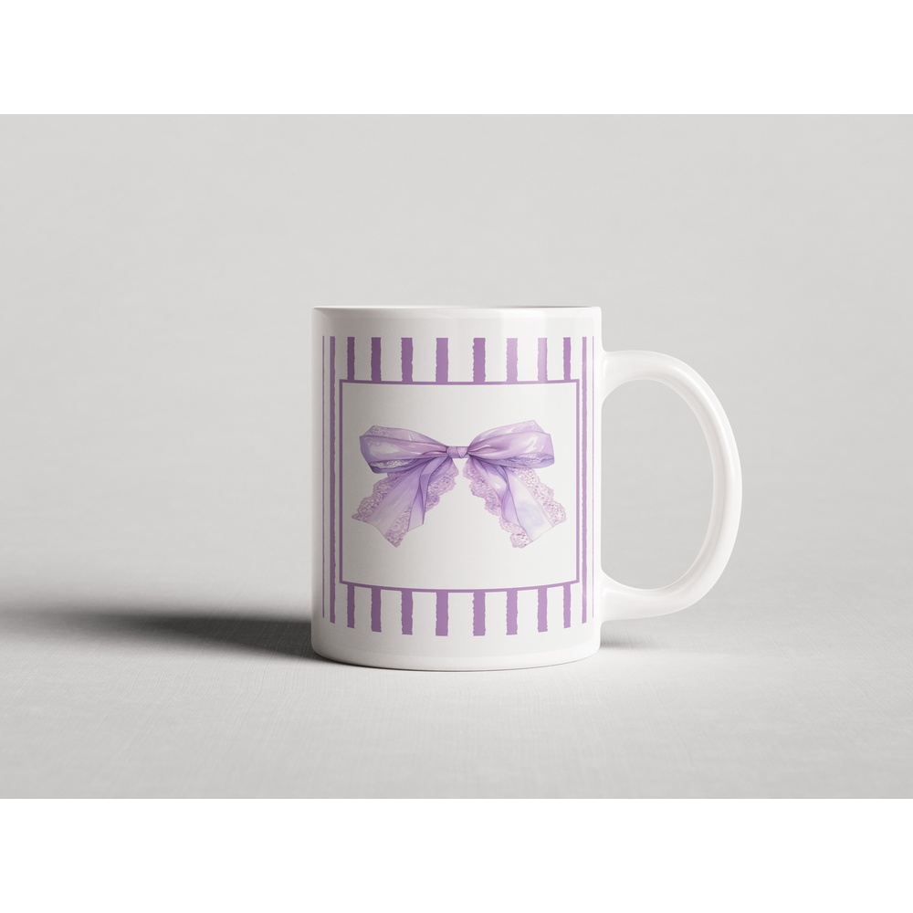 ΕΚΤΥΠΩΜΕΝΗ ΚΟΥΠΑ LAVENDER LACE BOW 00675