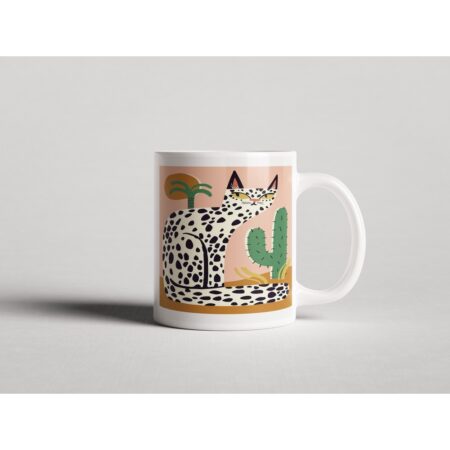 ΕΚΤΥΠΩΜΕΝΗ ΚΟΥΠΑ LEOPARD CACTUS PRINT 00678