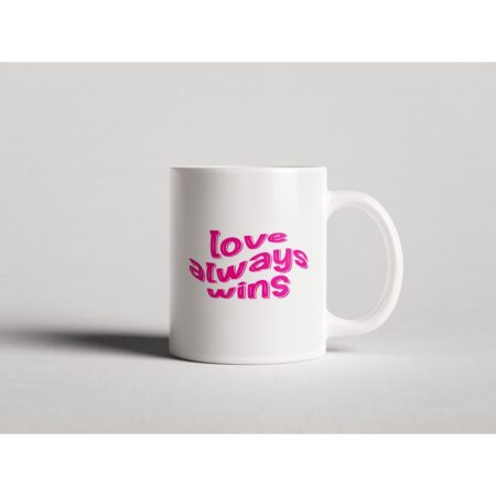 ΕΚΤΥΠΩΜΕΝΗ ΚΟΥΠΑ LOVE ALWAYS WINS 00685